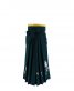 卒業式袴単品レンタル[刺繍]深緑色に花とリボンの刺繍[身長148-152cm]No.779